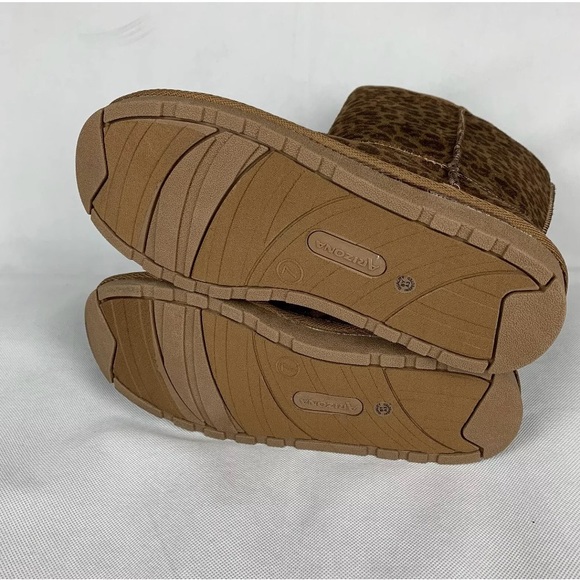 Arizona Boots Sina Size 7 Leopard Brown Faux Suede Memory Foam Insole NIB - Picture 5 of 5